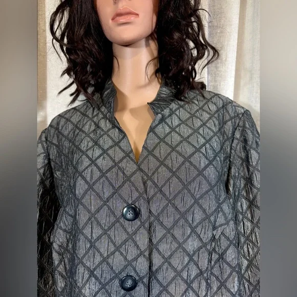 Coldwater Creek Textured Button-Front Jacket – Size 2X - Picture 3 of 7